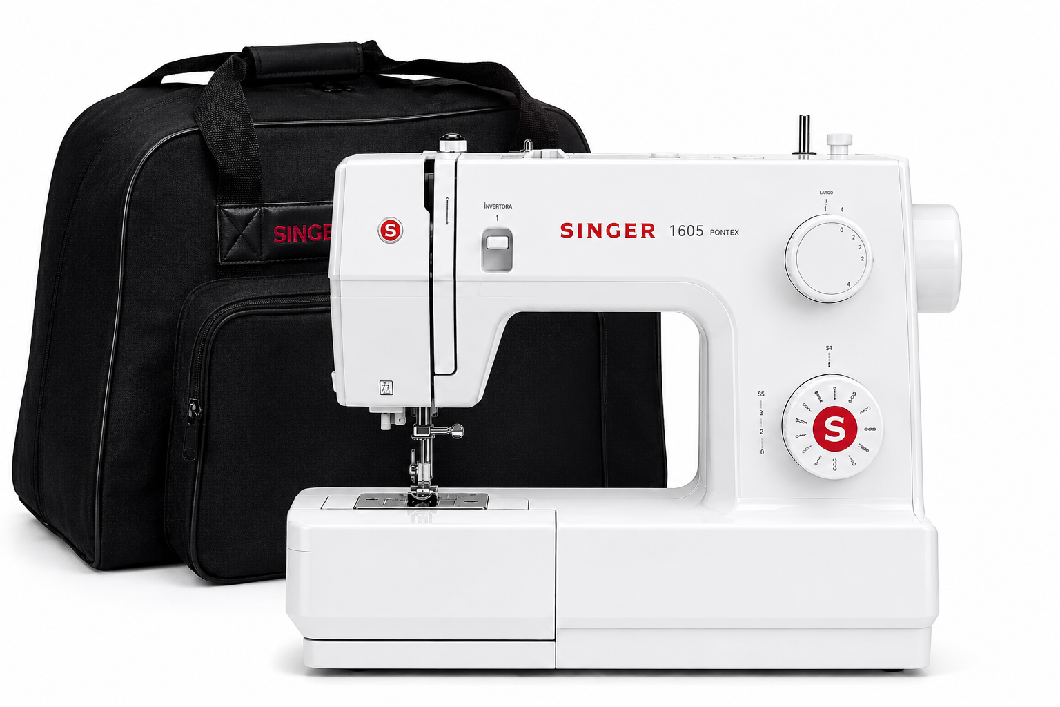 Singer 1605 Pontex com bolsa de transporte